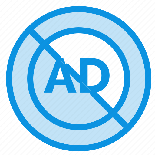 Ad, advertisement, advertising, block icon - Download on Iconfinder