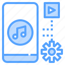 audio, configuration, digital, mobile, music, player, smartphone 