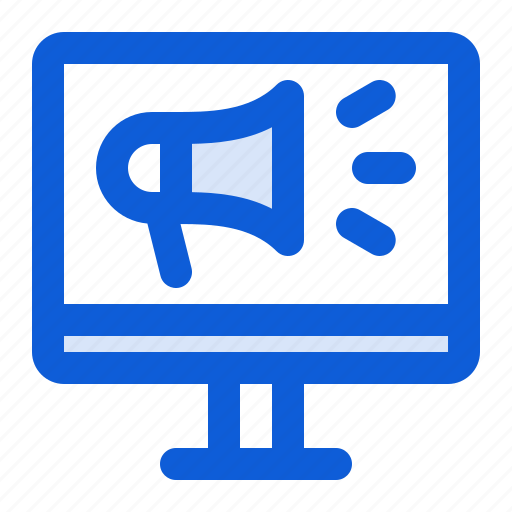 Digital, advertising, computer, marketing, campaign, megaphone, promotion icon - Download on Iconfinder