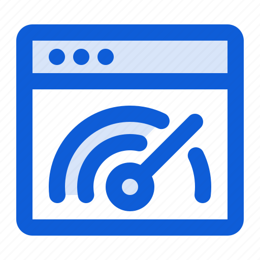 Internet, speed, speedometer, web, performance, network, browser icon - Download on Iconfinder