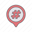 hashtag, tag, hash, marketing, sign, communication, network, message