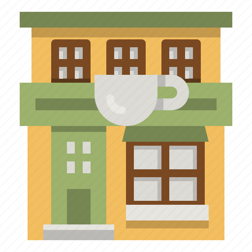 Cafe, coffee, shop, restaurant, building icon - Download on Iconfinder