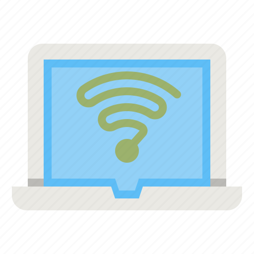 Wifi, computer, notebook, signal, internet icon - Download on Iconfinder
