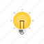 bulb, creative, idea, light, think 