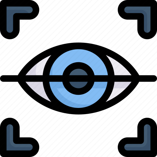 Biometric, business, digital, eye scan, online, service, technology icon - Download on Iconfinder