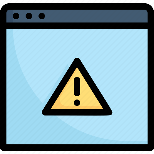 Alert, business, digital, online, service, technology, website warning sign icon - Download on Iconfinder