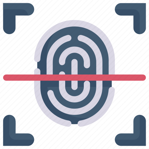 Biometric, business, digital, fingerprint scanner, online, service, technology icon - Download on Iconfinder