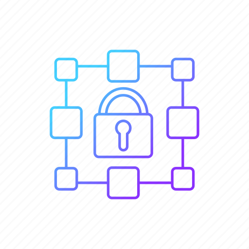 Blockchain, encrypted data, cryptography, networking icon - Download on Iconfinder