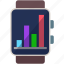 smartwatch, smart, watch, device, ultra, charge, infographics, analytics, app 