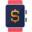 smartwatch, smart, watch, device, ultra, charge, dollar, money, payment 