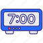 digital, clock, time, display, device, electronic, alarm 