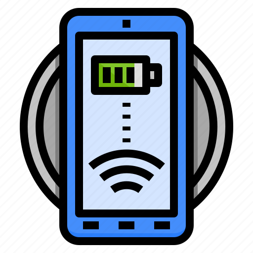 Wireless, charger, smartphone, mobile, device, technology, digital transformation icon - Download on Iconfinder
