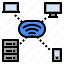 wireless, network, technology, connected, devices, internet, connection, digital transformation