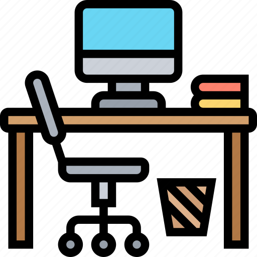 Workspace, office, workplace, desk, working icon - Download on Iconfinder