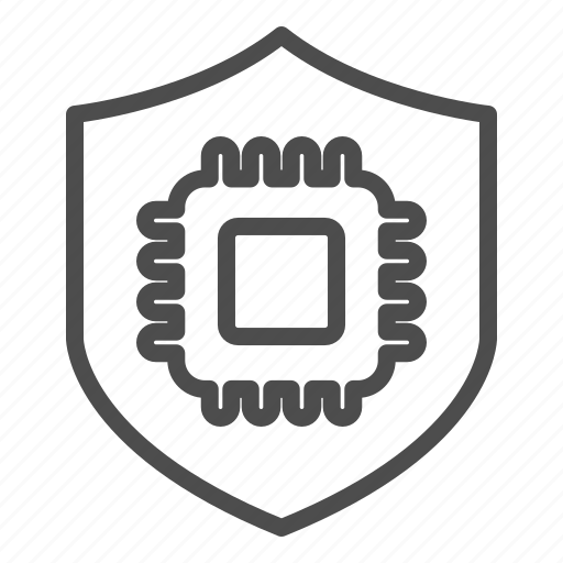 Chip, digital, safe, secure, security, transformation icon - Download on Iconfinder