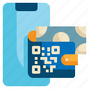 digital, mobile, qr, scan, wallet icon, payment, currency