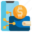 money, coin, digital, app, currency, banking, payment, wallet icon 