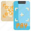 qr, scan, digital, wallet, money, currency, payment, wallet icon 