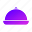 food, tray, catering, cloche 