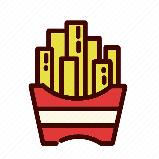 Breakfast, dinner, fast, food, french, fries, restaurant icon - Download on Iconfinder