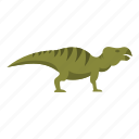 animal, dinosaur, hadrosaurid, jurassic, predator, reptile, striped