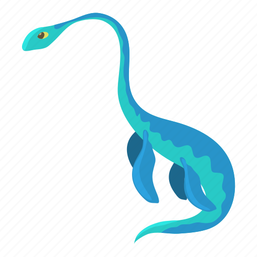 Aquatic, cartoon, dinosaur, monster, plesiosaur, prehistoric, underwater icon - Download on Iconfinder