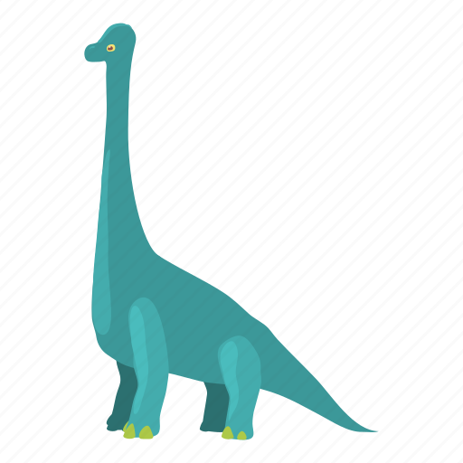 Animal, cartoon, dinosaur, diplodocus, graminivorous, herbivorous, reptile icon - Download on Iconfinder