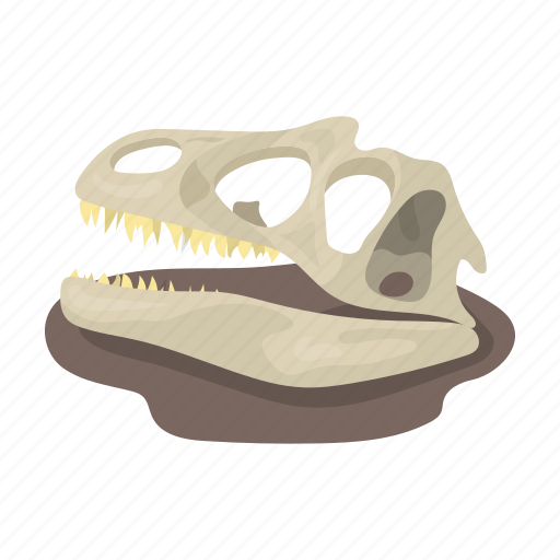 Bone, dinosaur, prehistoric, skull icon - Download on Iconfinder