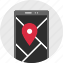 cell, gps, location, online, phone, pin