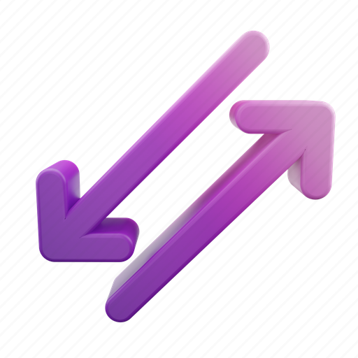 Swap, left, right, arrow 3D illustration - Download on Iconfinder