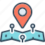location, map, directional, direction, gps, navigation, search, pointer 