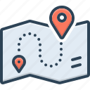 map, road, place, pin, journey, discovery, direction, gps