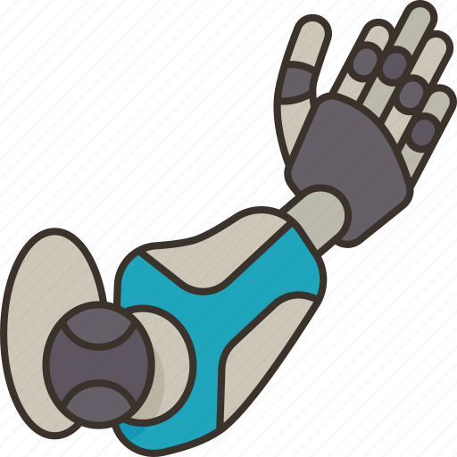 Prosthetic, arm, amputee, rehabilitation, assistive icon - Download on Iconfinder