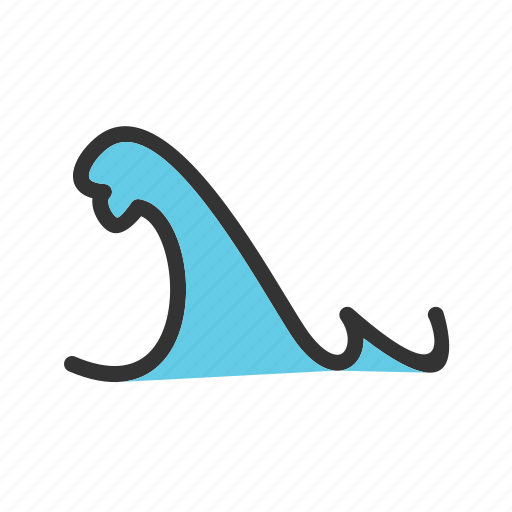 Ocean, river, sea, storm, surge, water, weather icon - Download on Iconfinder