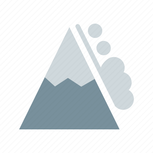 Danger, disaster, landscape, mountain, snow, white, winter icon - Download on Iconfinder