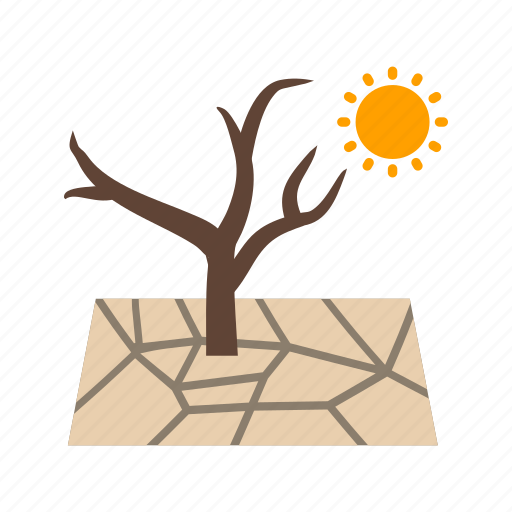 Cracked, dead, drought, dry, land, nature, soil icon - Download on Iconfinder