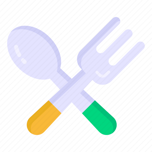 Fork and spoon, cutlery, tableware, silverware, food menu icon - Download on Iconfinder