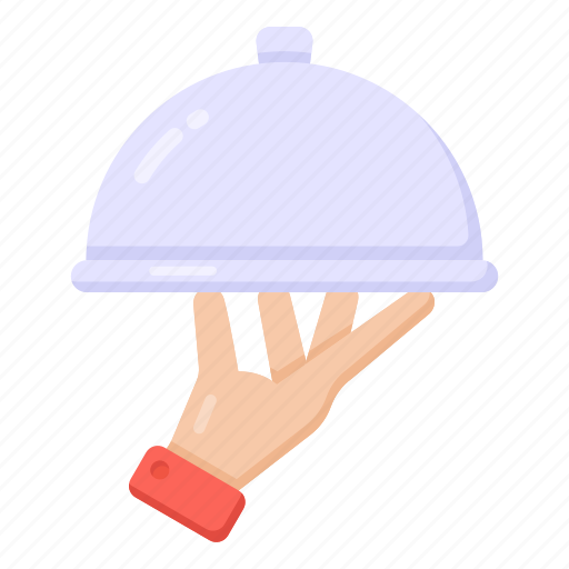 Tray server, cloche, food cloche, food cover, dishware icon - Download on Iconfinder