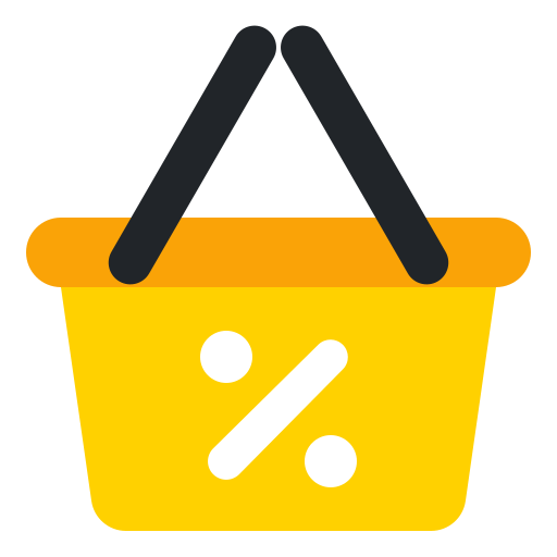 Basket, discount, offer, percentage, sale, price, commerce icon - Free download