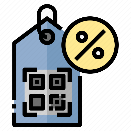 Label, tag, qr, code, discount, price icon - Download on Iconfinder