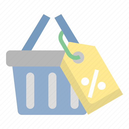 Basket, shopping, discount, supermarket, sale icon - Download on Iconfinder