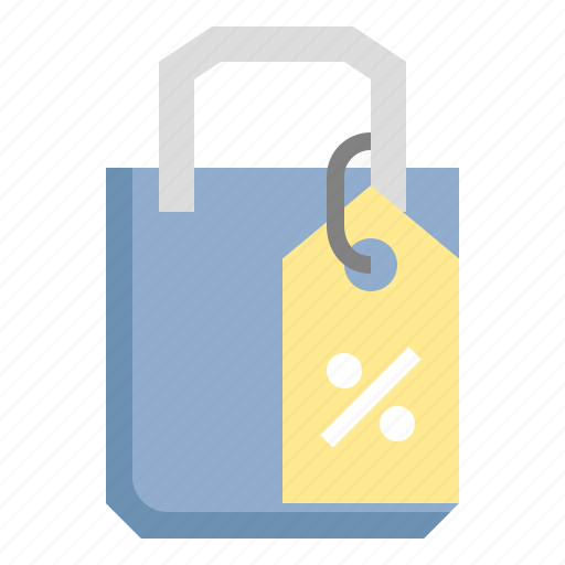 Shopping, bag, discount, store, percentage, buying icon - Download on Iconfinder
