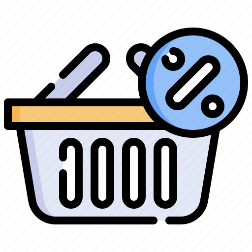 Basket, shopping, discount, sale, commerce icon - Download on Iconfinder