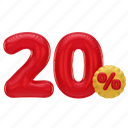 20 percent, number, percent, sale, discount, font, promotion, shop, shopping, ecommerce, store, buy, online, sales 