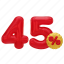 45 percent, number, percent, sale, discount, font, promotion, shopping, shop 