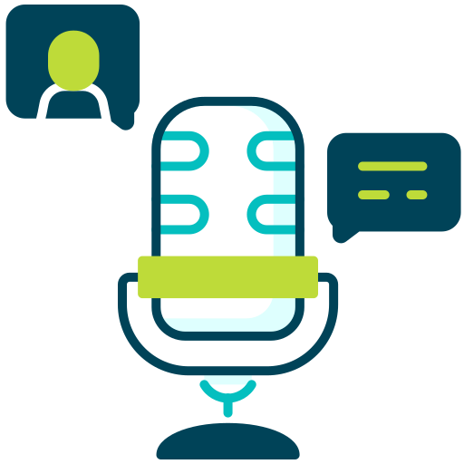 Microphone, bubble speech, voice, vocal, audio, mic, speak icon - Free download