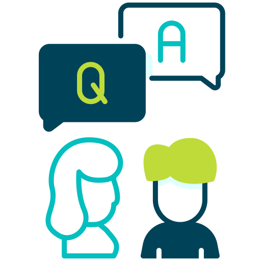 Question, and, answer, faq, support icon - Free download