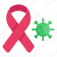 awareness ribbon, health ribbon, disease awareness, virus, bacteria 