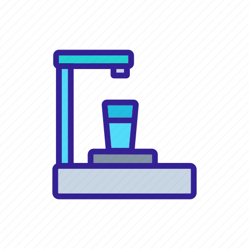 Cooler, dispenser, full, glass, small, tool, water icon - Download on Iconfinder