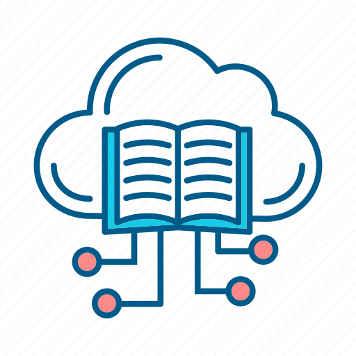 Online book, cloud, ebook, storage icon - Download on Iconfinder